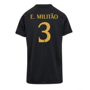 Maillot de foot Real Madrid Eder Militao #3 Troisième Femmes 2023-24 Manches Courte